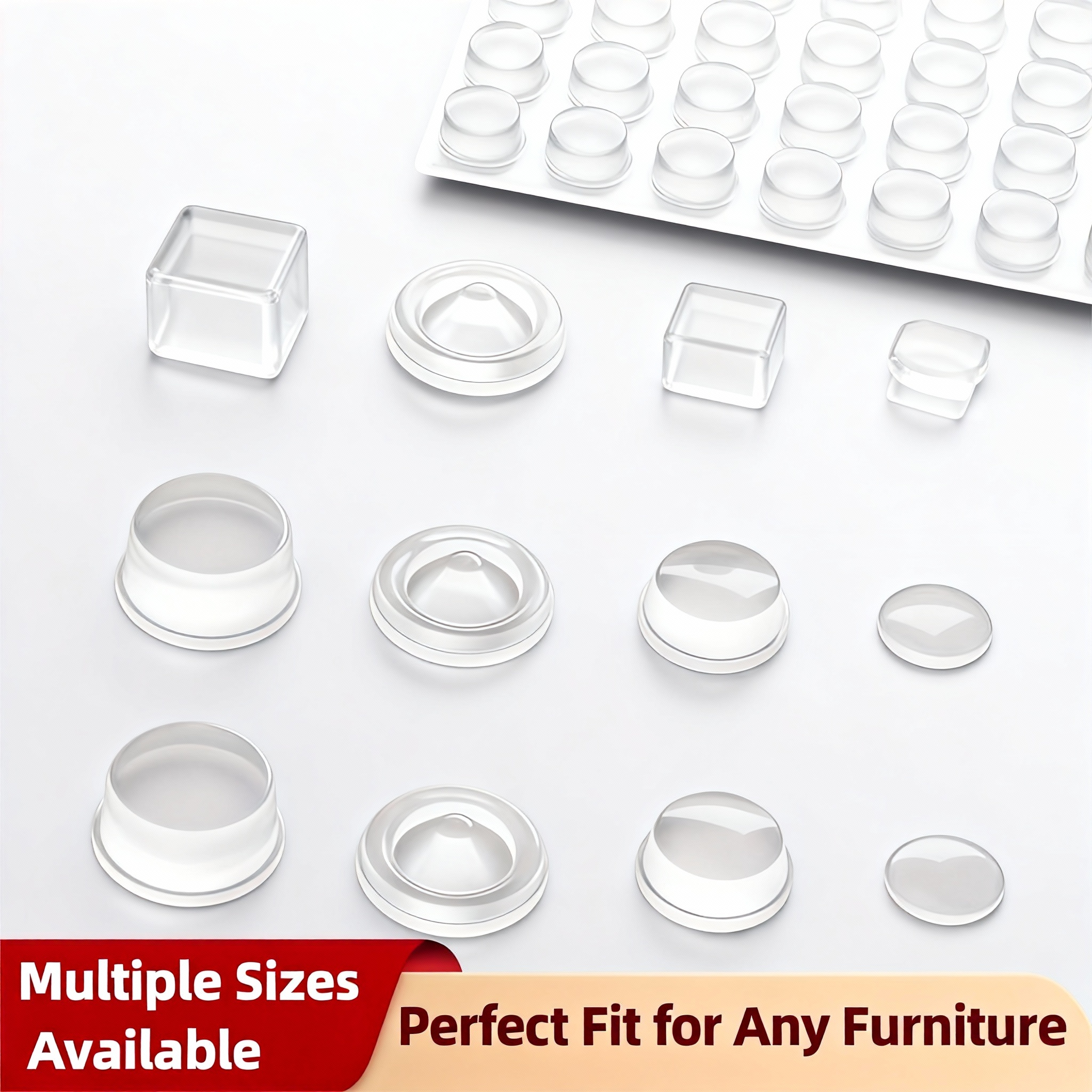Furniture Hardware Pulls - Silicone cabinet bumpers Rubber Damper Buffer