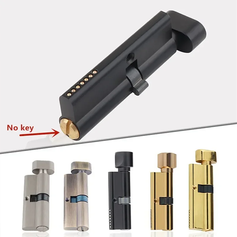 Furniture Hardware Brass - Indoor Solid Wood Door Brass Keyless