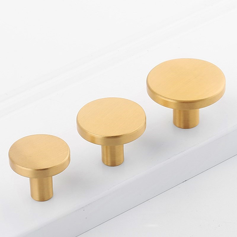 Round Brass Kitchen Cabinet Dr - Furniture Hardware Brass recension och pris