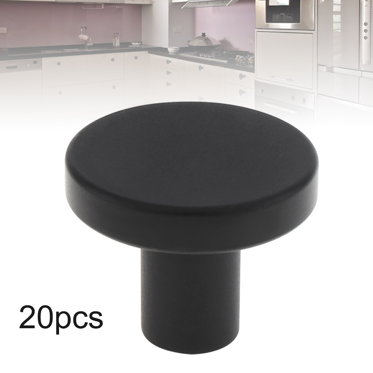 20Pcs Round Kitchen Cabinet Kn - Furniture Hardware Pulls recension och pris