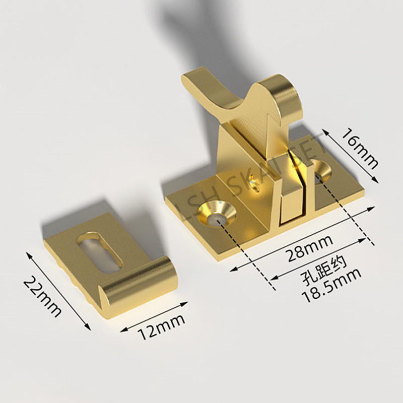 2Pc High-end Brass Fasteners I - Furniture Hardware Brass recension och pris
