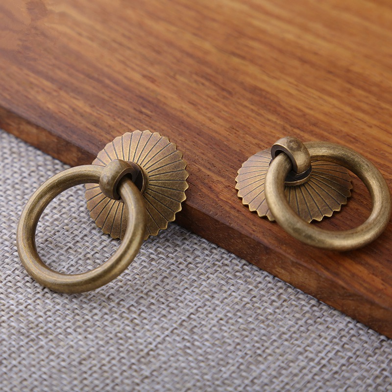 Vintage Brass Cabinet Ring Kno - Furniture Hardware Pulls recension och pris