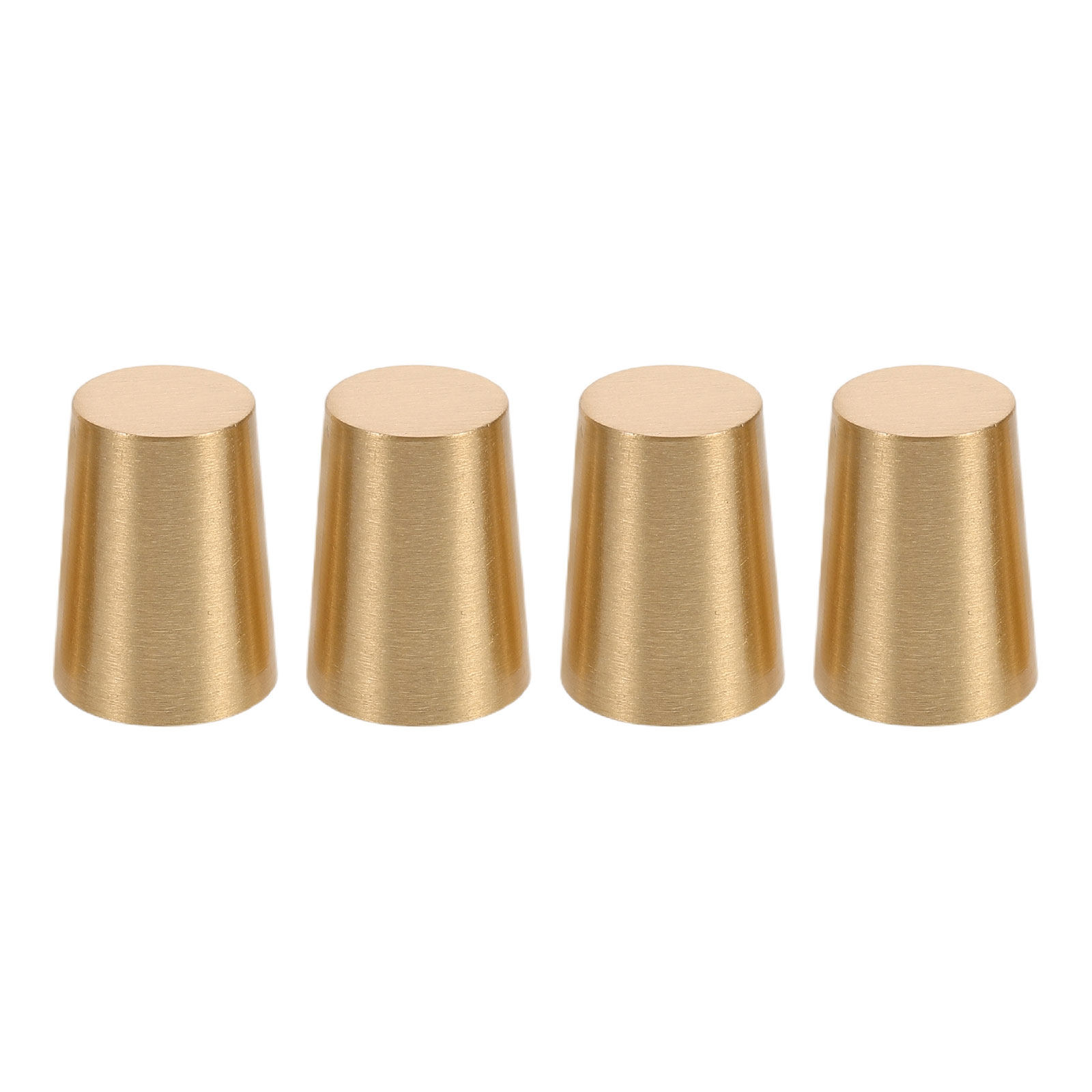 4Pcs Foot Pads Conical Solid B - Furniture Hardware Brass recension och pris
