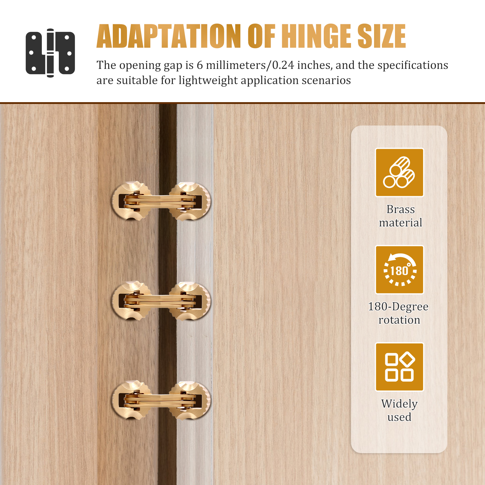 8pcs 10mm Copper Brass Door Hi - Furniture Hardware Brass recension och pris