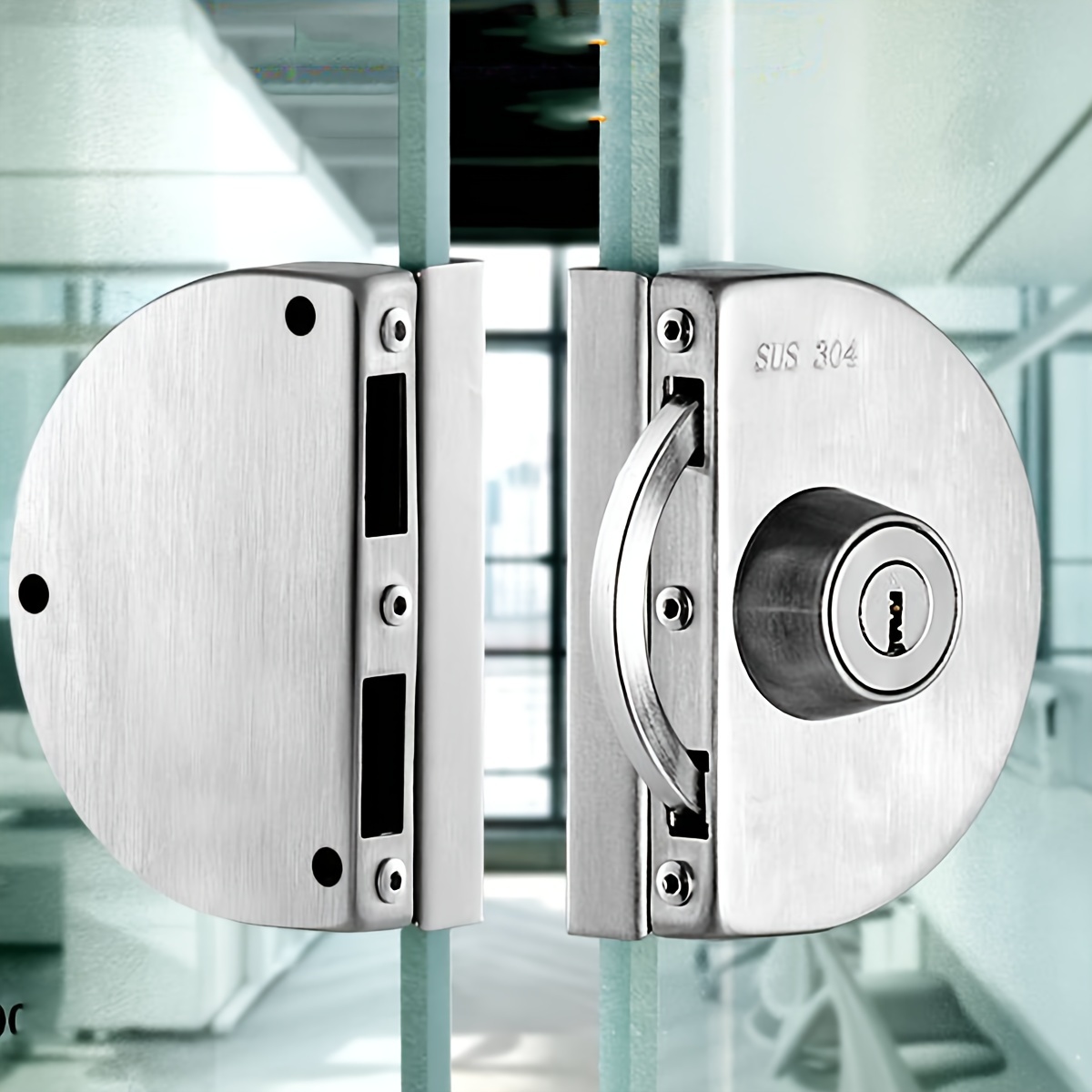 10-12mm Glass Swing Push Slidi - Furniture Sliding Door Hardware recension och pris