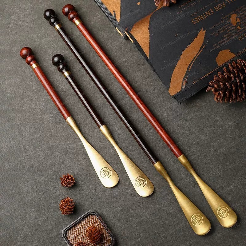 Rosewood brass shoehorn 58CM l - Furniture Hardware Brass recension och pris