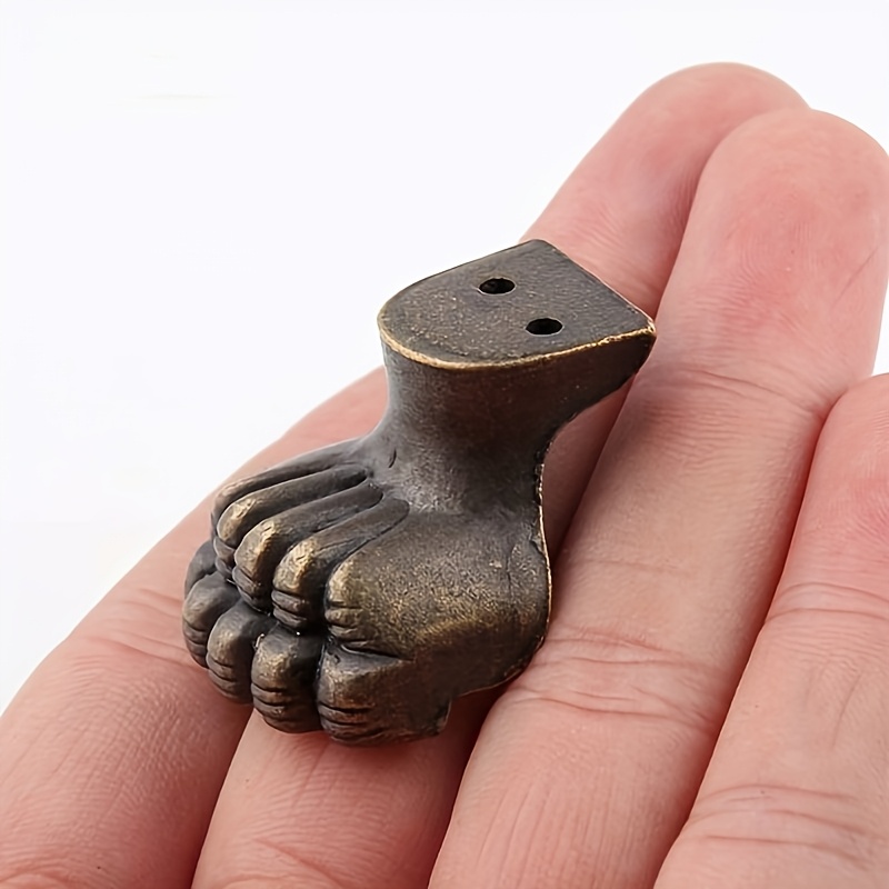 8pcs Antique Foot Brass Jewelr - Furniture Hardware Brass recension och pris