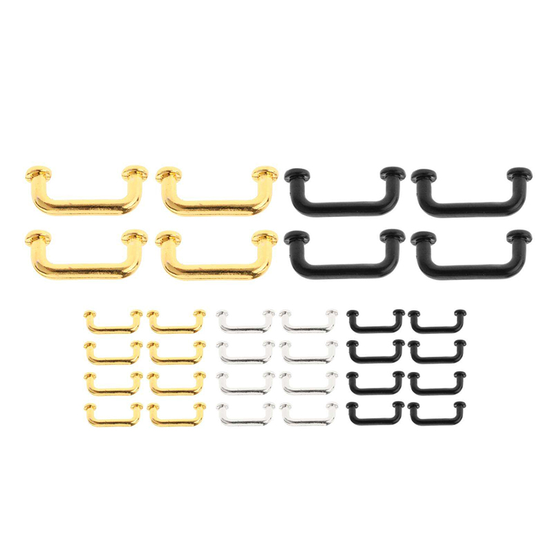 1:12 Miniature 4/8pcs Door Cab - Furniture Hardware Pulls recension och pris