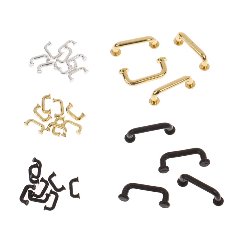 1:12 Miniature 4/8pcs Door Cab - Furniture Hardware Pulls recension och pris
