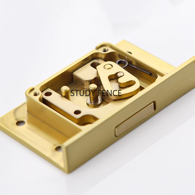 1PC Antique Metal Drawer Lock  - Furniture Hardware Brass recension och pris